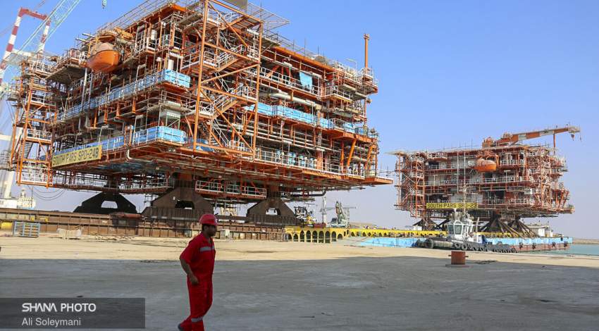 عملیات بارگیری سکوی ۲۴B پارس جنوبی  