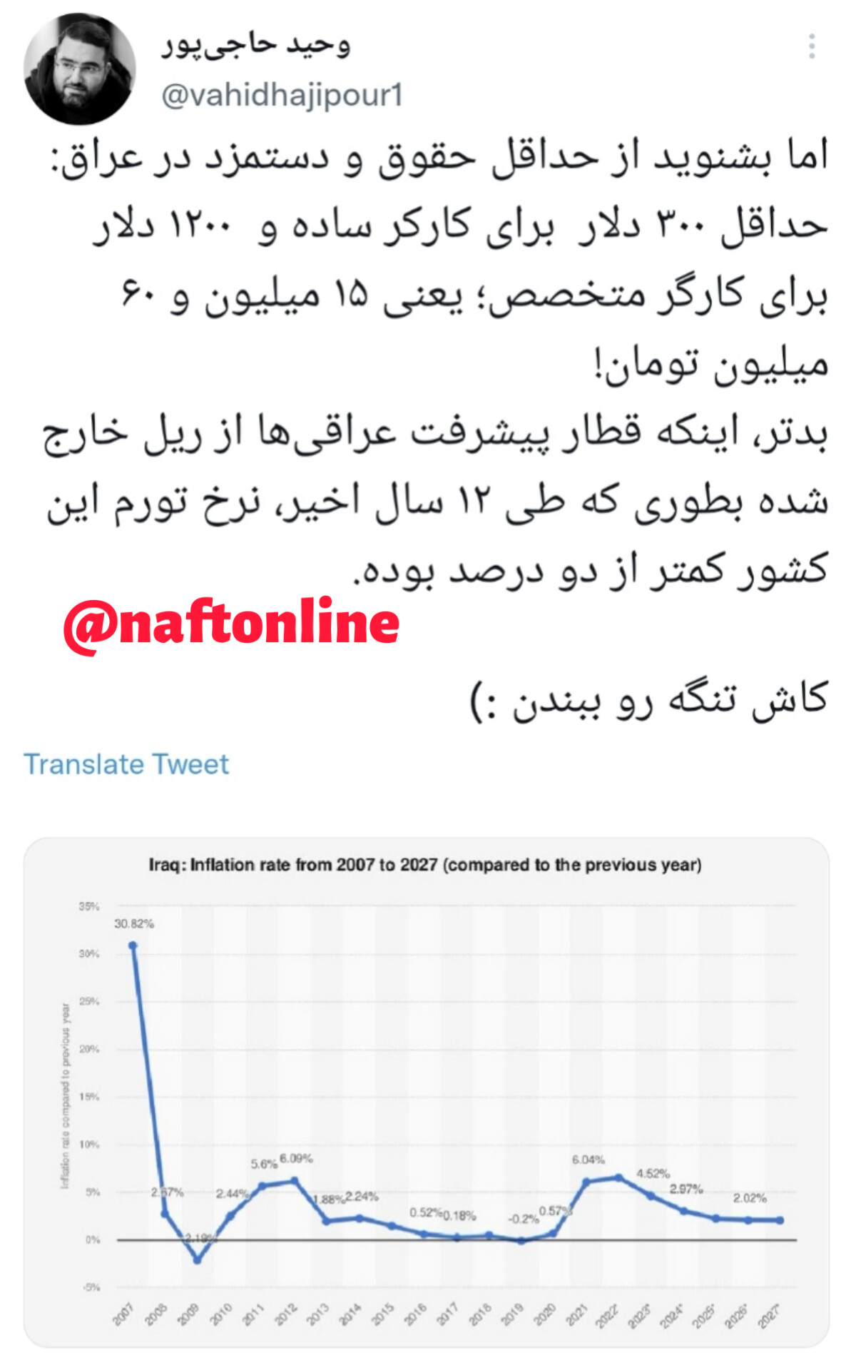 توییت نوشت | twitter | وحید حاجی پور